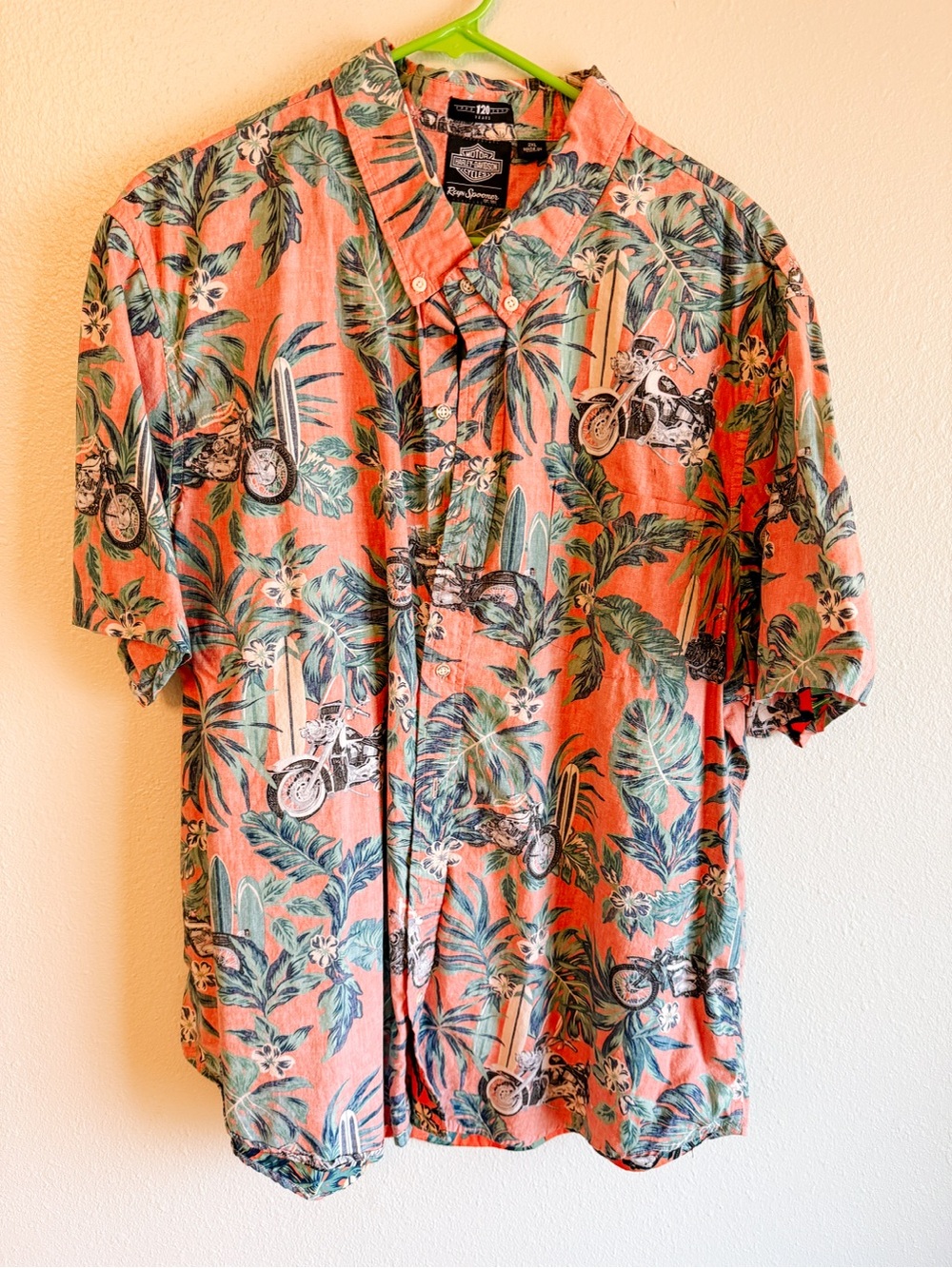 Limited edition Harley-Davidson x Reyn Spooner tropical short sleeve shirt XXl
